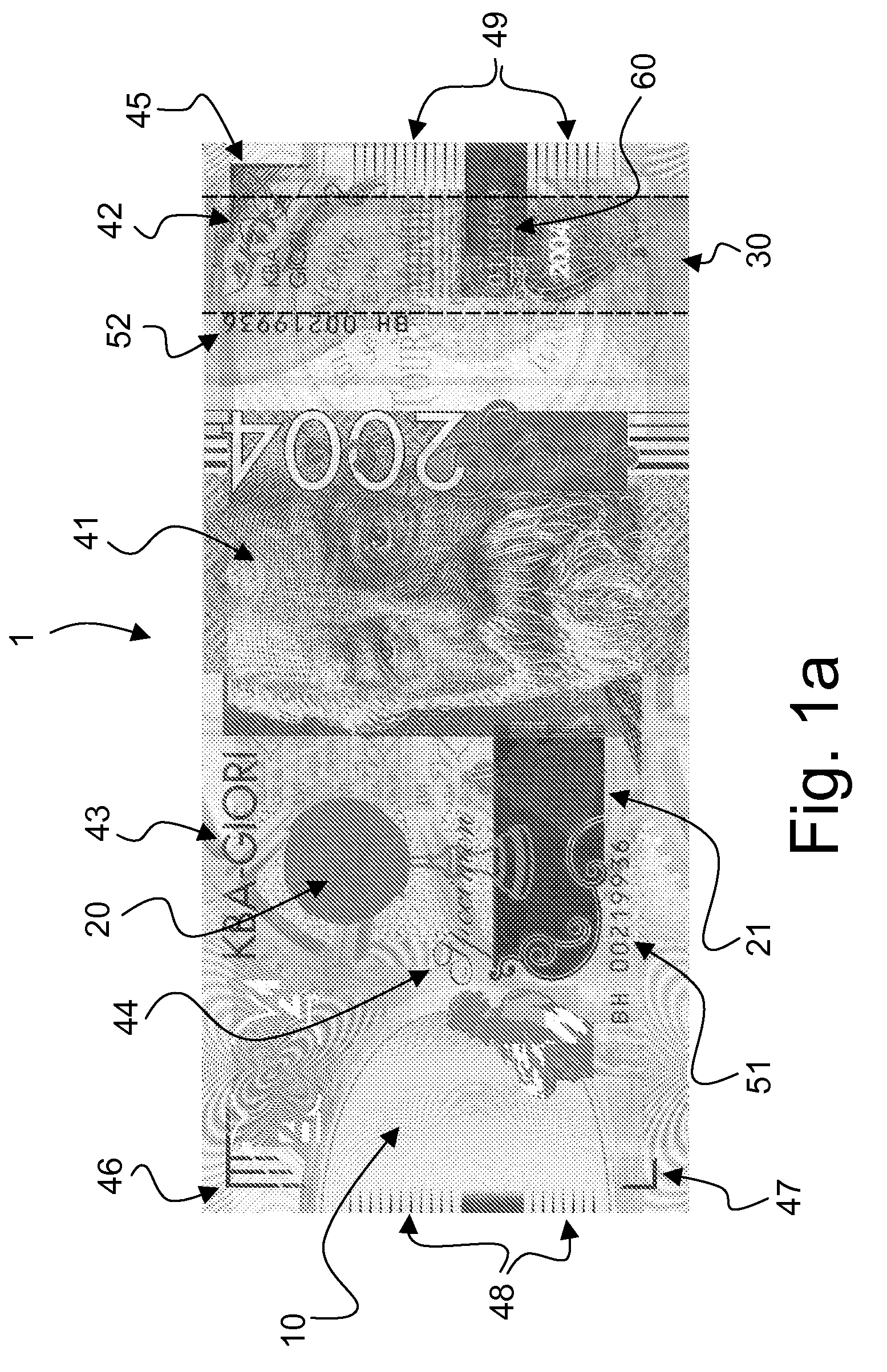 Authentication of security documents, in particular of banknotes