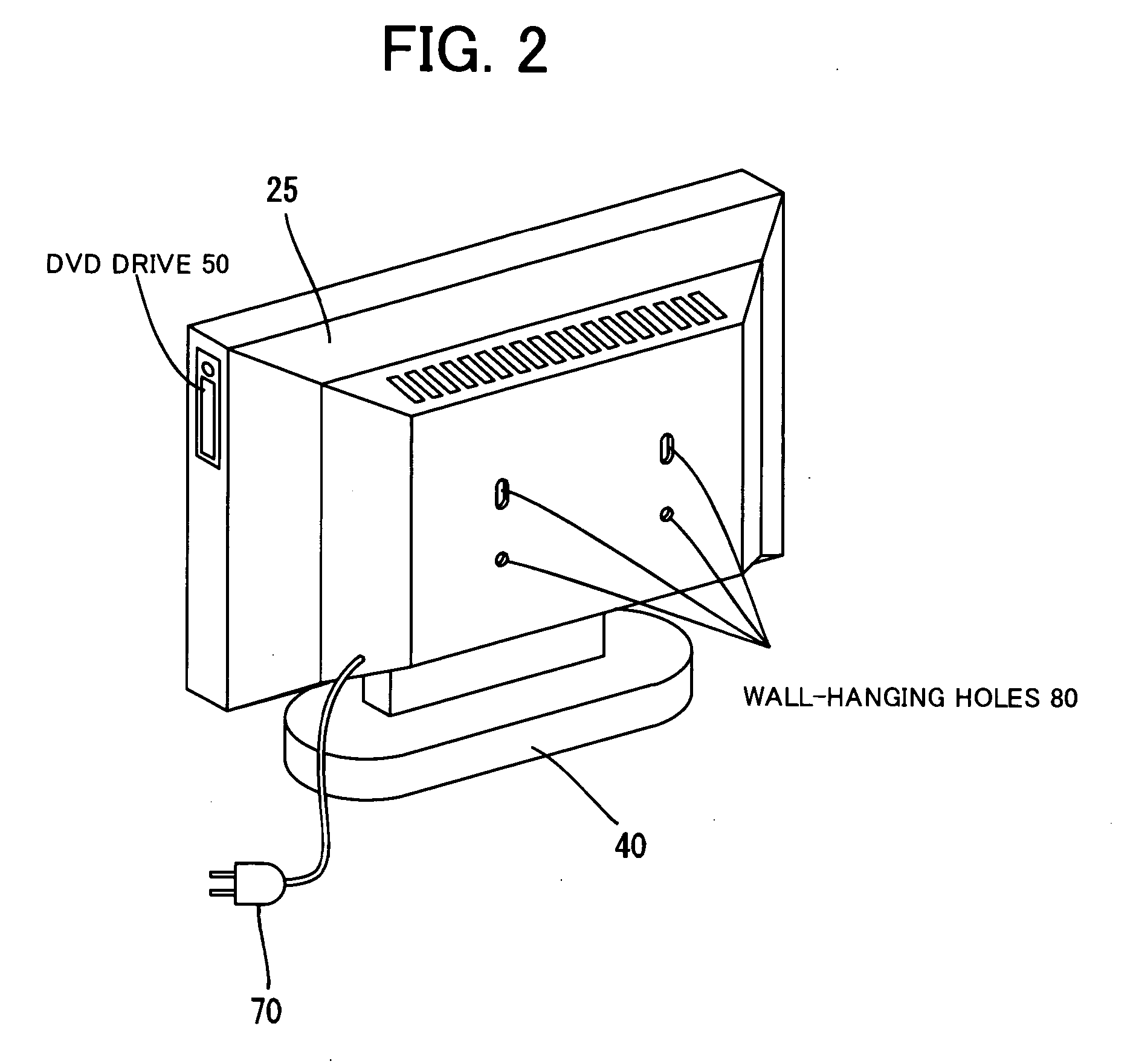 Panel type television and LCD television