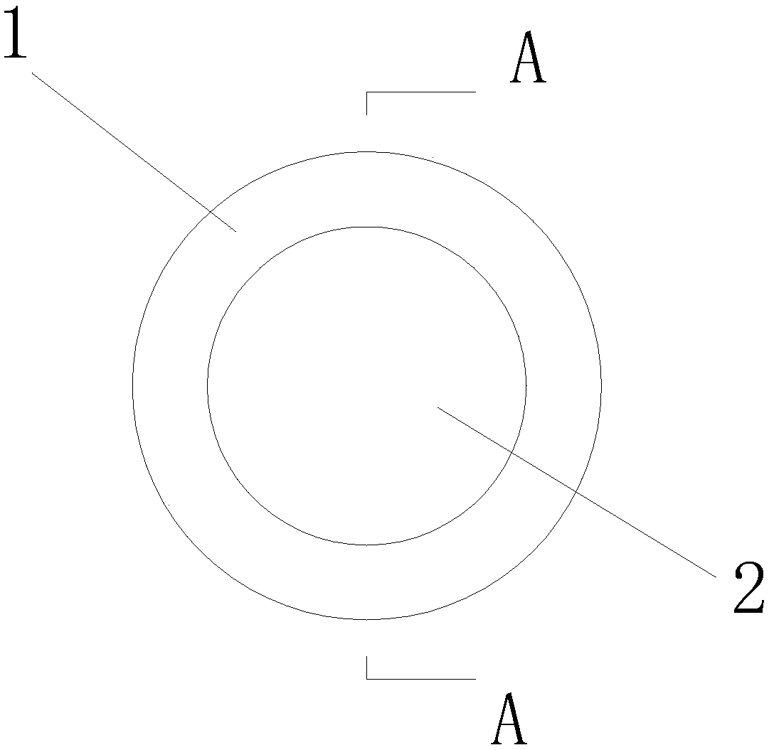 An orientation device for improving magnetic powder of a microwave absorbing magnetic sheet and an implementation method thereof