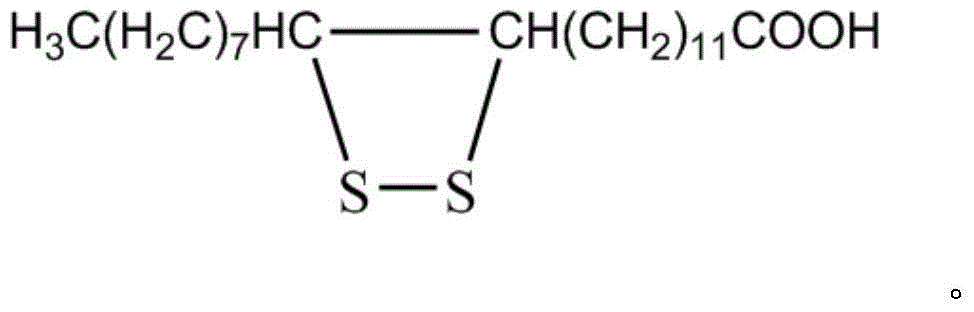 Sulfurized erucic acid as well as preparation method and application thereof