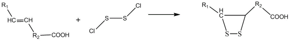 Sulfurized erucic acid as well as preparation method and application thereof