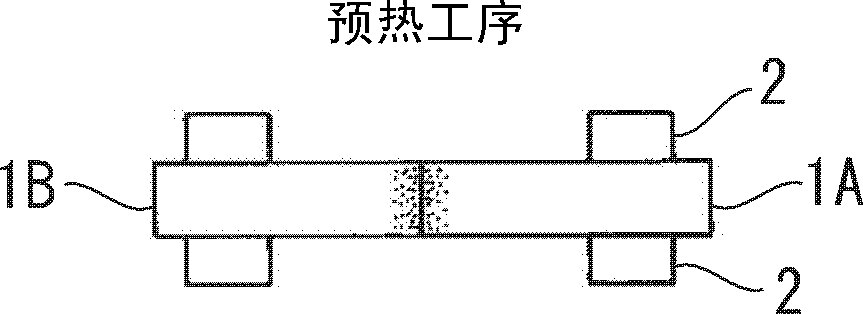 Flash-butt welding method for rail steel