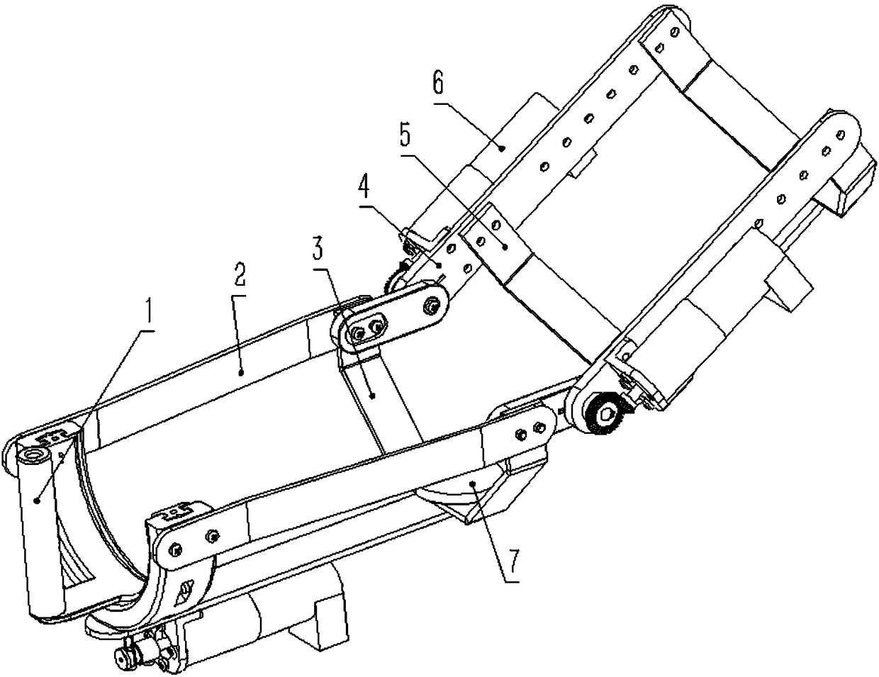 Wearable forearm active rehabilitation training exoskeleton device with myoelectric perception