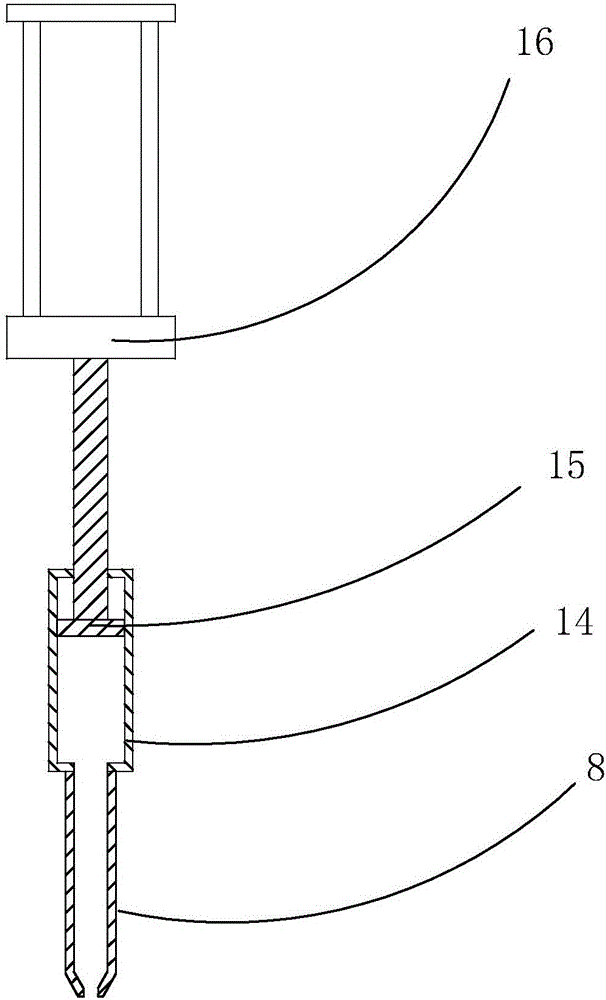 Production line for pouring epoxy resin into automobile ignition coil