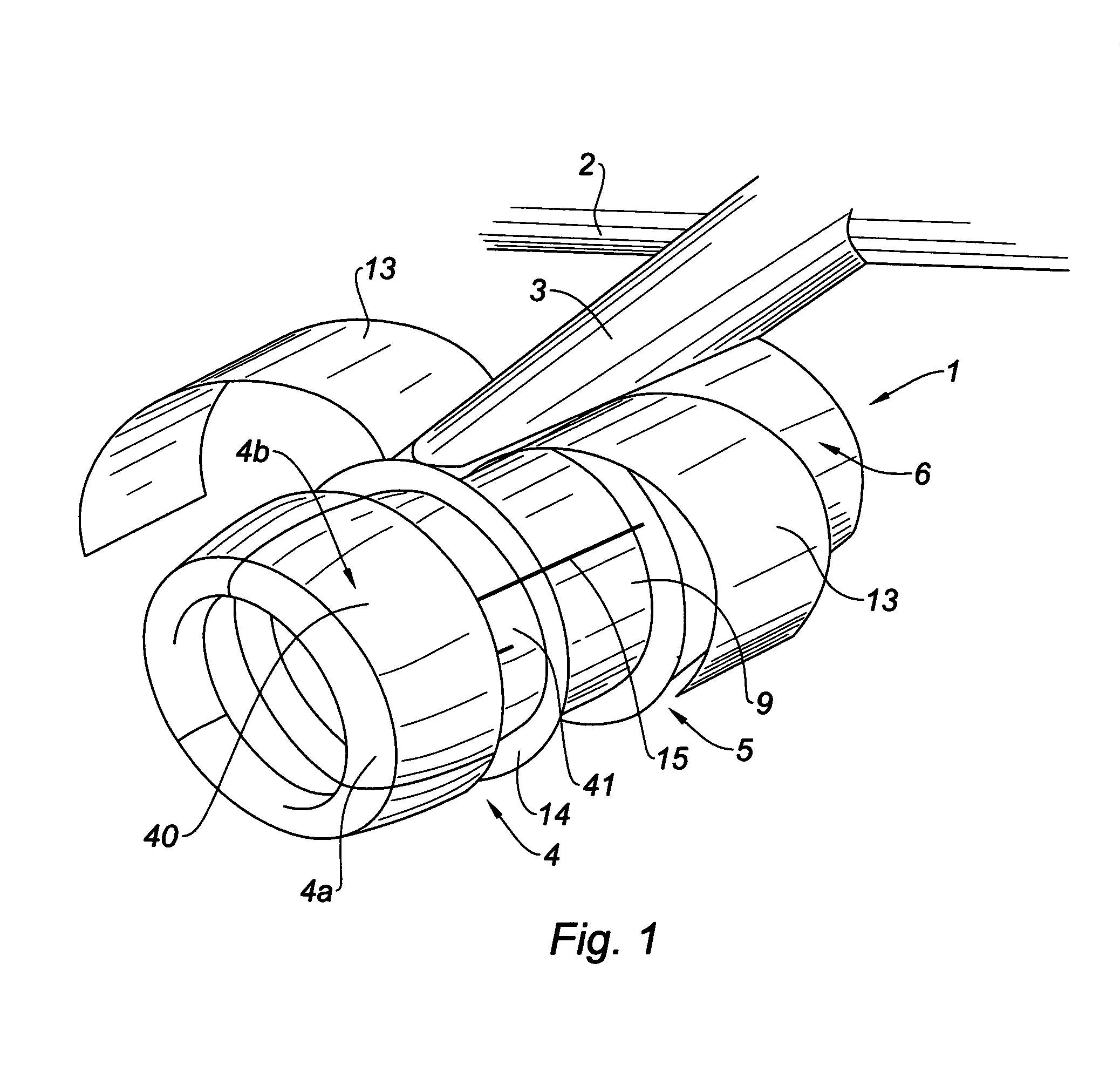 Device for centering an air inlet structure on a central structure of a nacelle