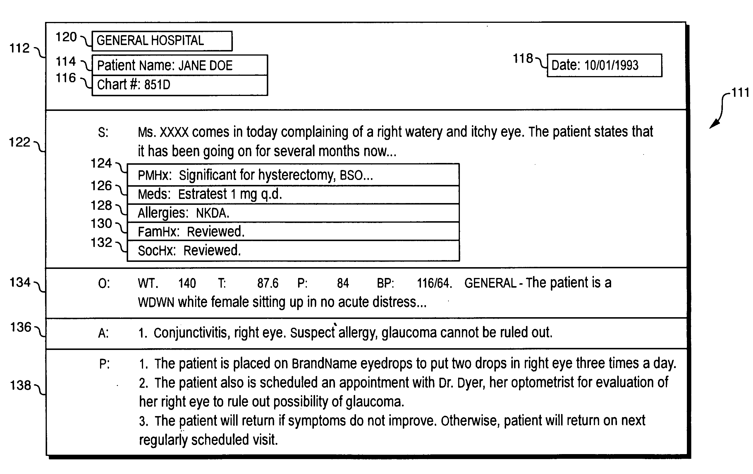 Automated Extraction of Semantic Content and Generation of a Structured Document from Speech