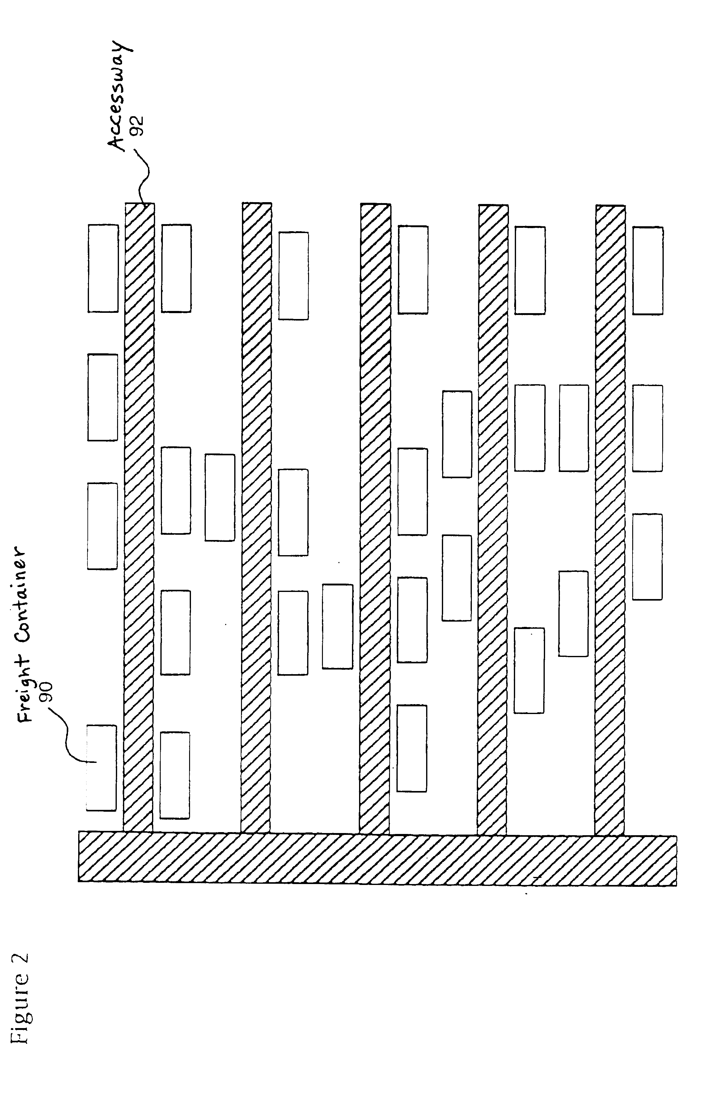 System and method for determining freight container locations