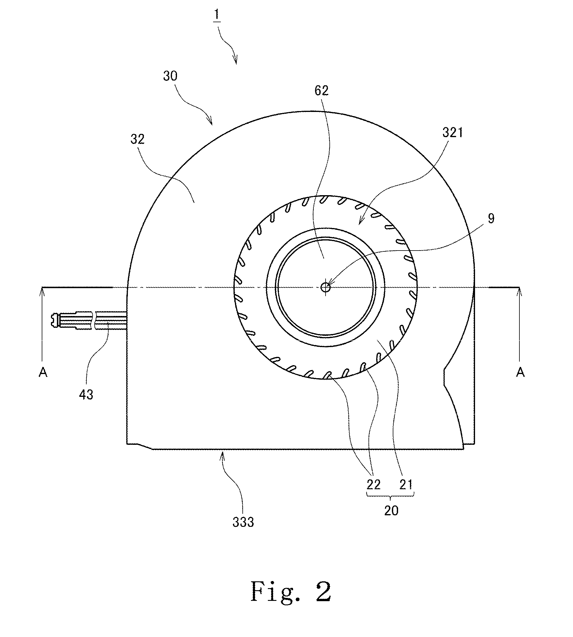 Centrifugal fan