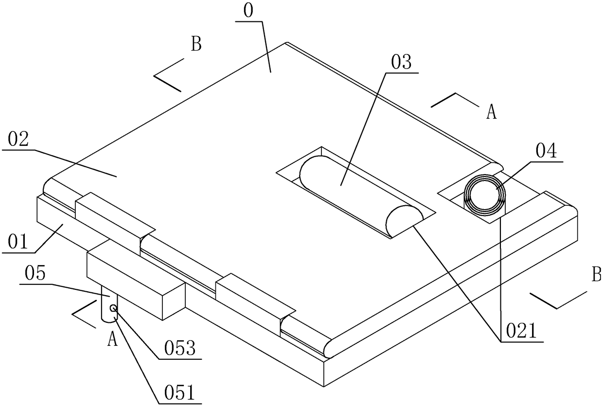 Operating bed used for maintaining body posture during colonoscopy