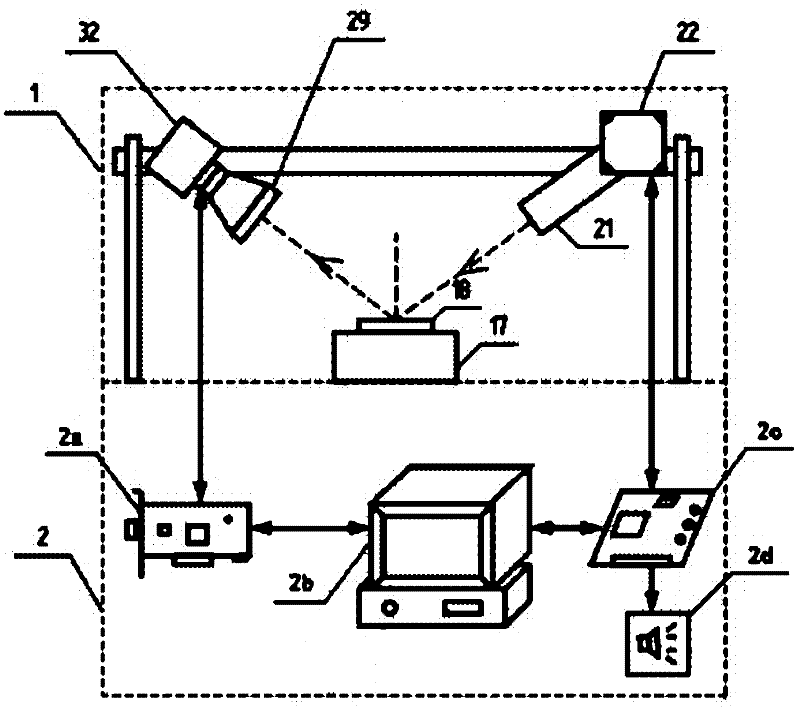 Device and method for detecting micro defects on bright and clean surface of metal part based on machine vision