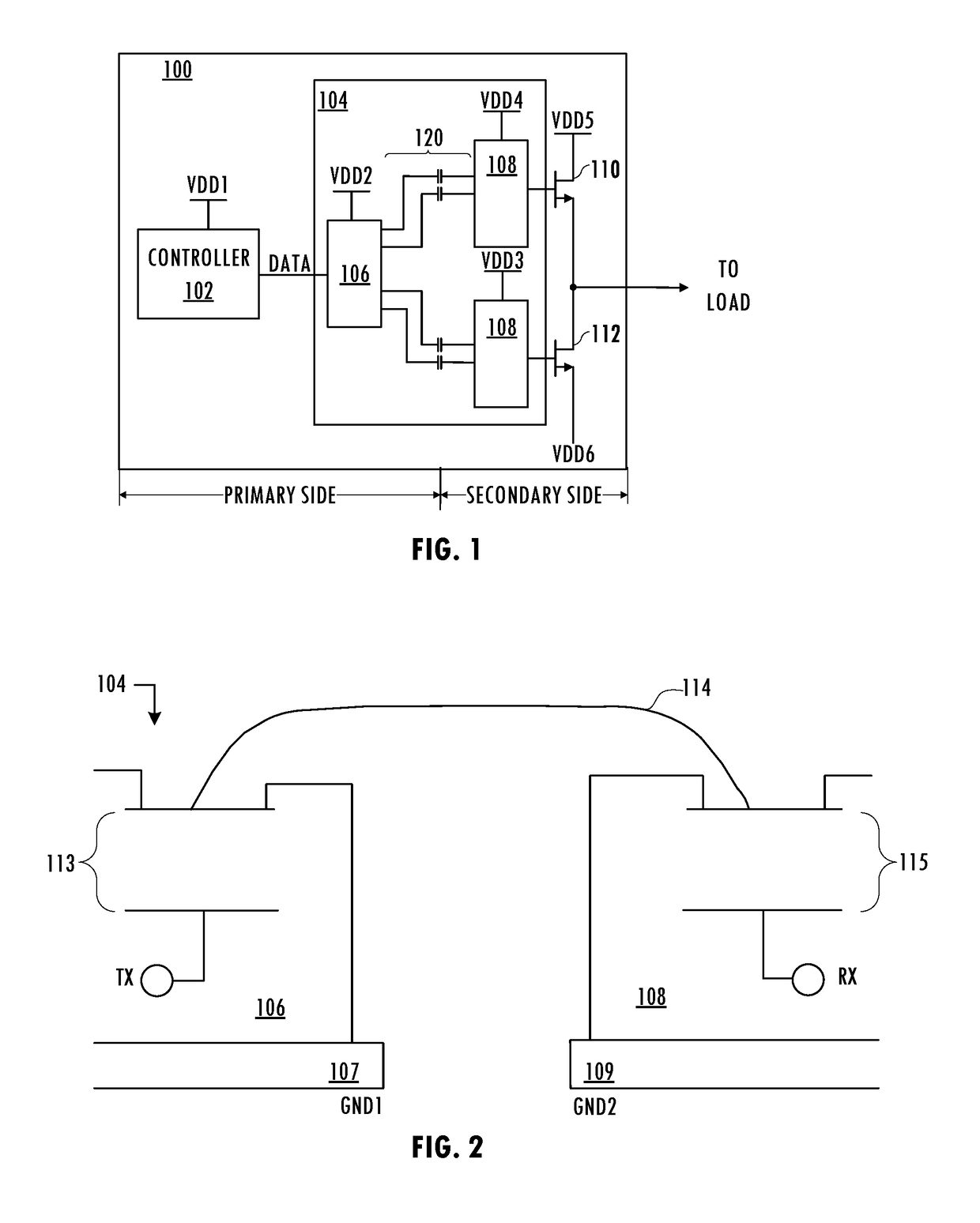 Receiver architecture for digital isolators employing notch filters for common mode transient immunity