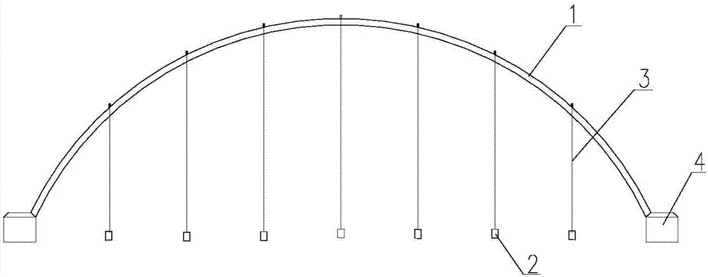 System for improving carrying capacity of continuous beam bridge girders and bridge girders with same