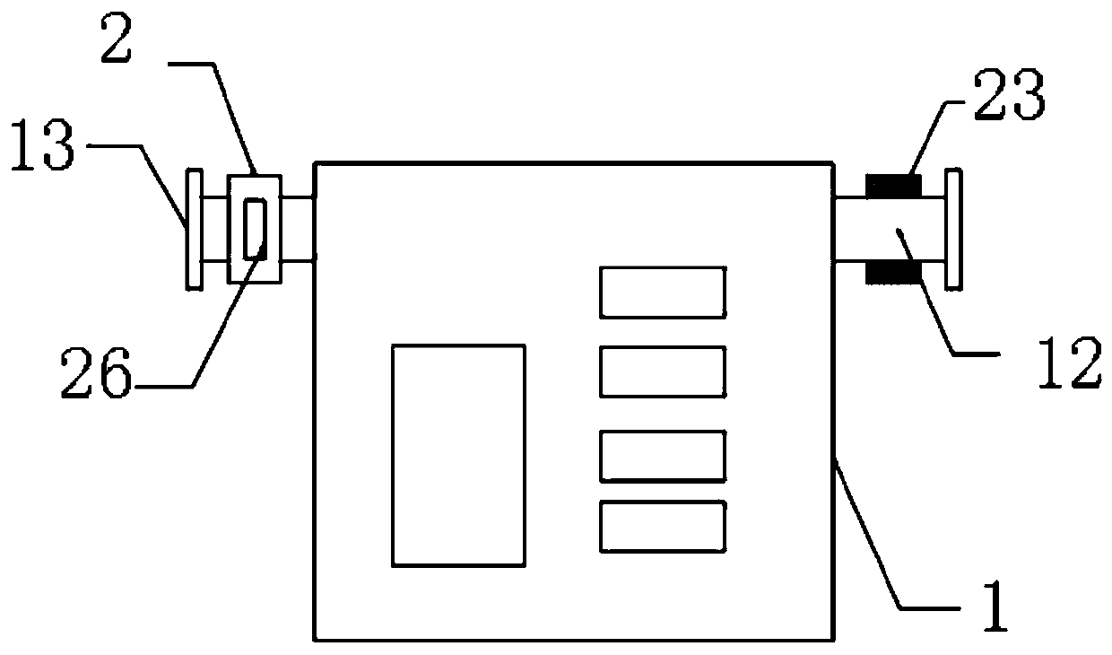 Ultrasonic thickness gauge capable of preventing dirt and impurities from influencing measurement accuracy