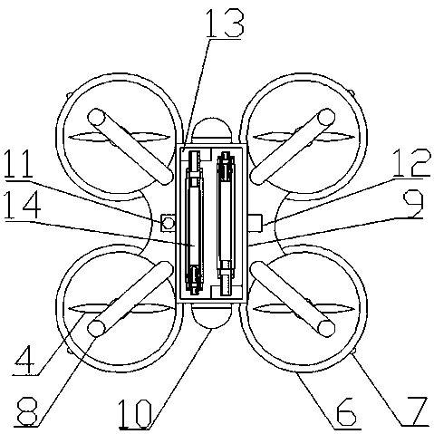 A quadrotor multi-purpose flying robot