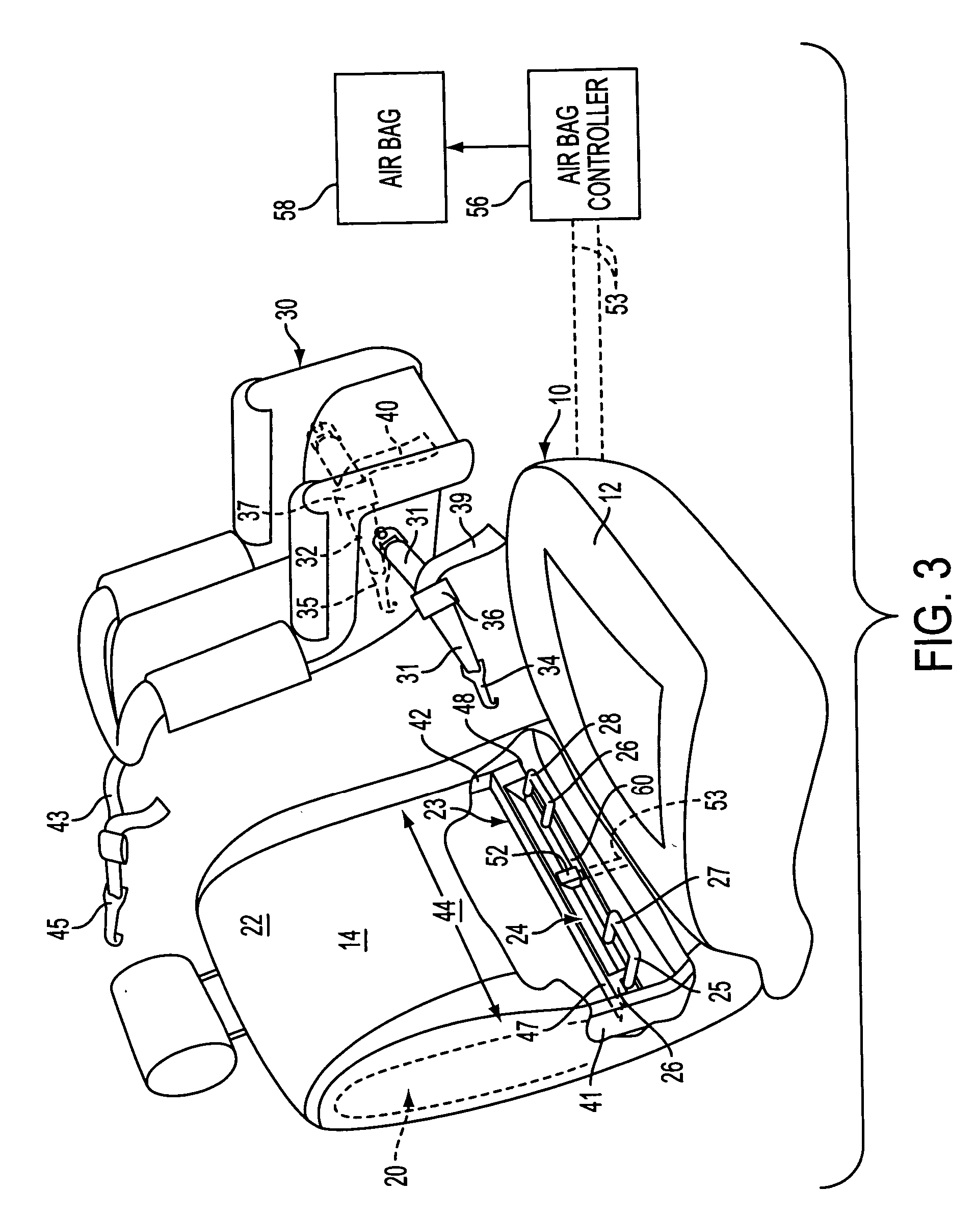 Child restraint seat detection devices