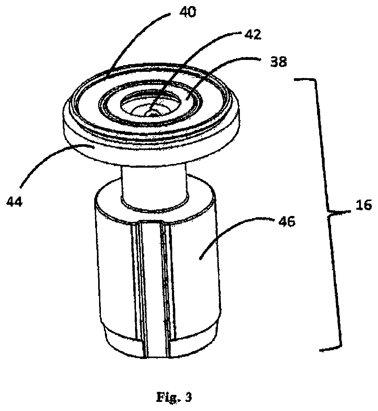 Fuel tank isolation valve with single seal, improved axis alignment and robust leak proof solenoid