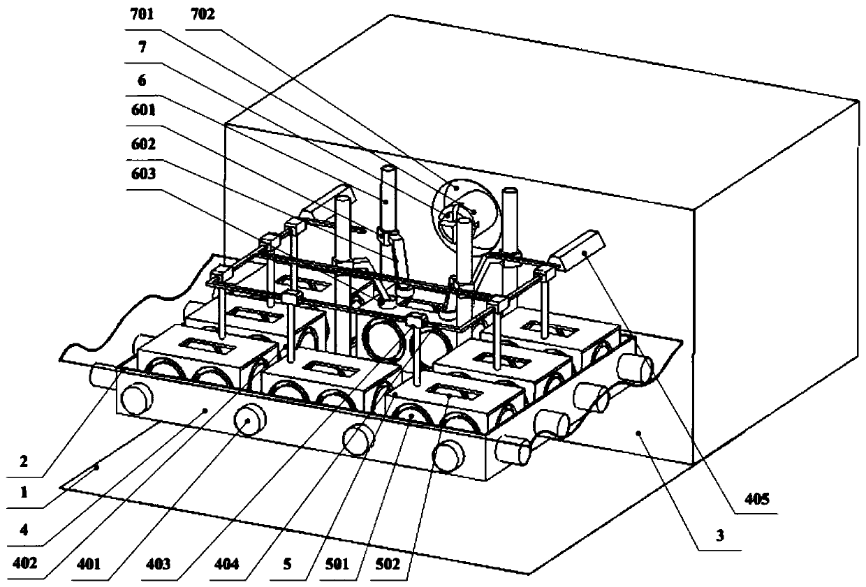 A combined modular three-dimensional warehouse