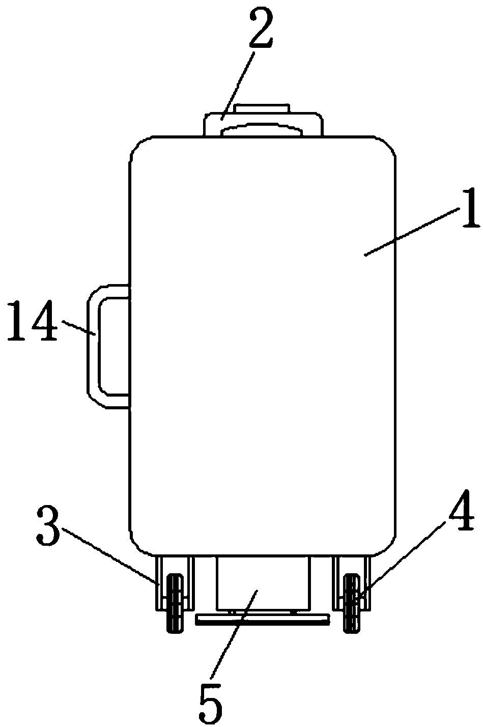 Antiskid design structure of rollers for draw-bar type suitcase