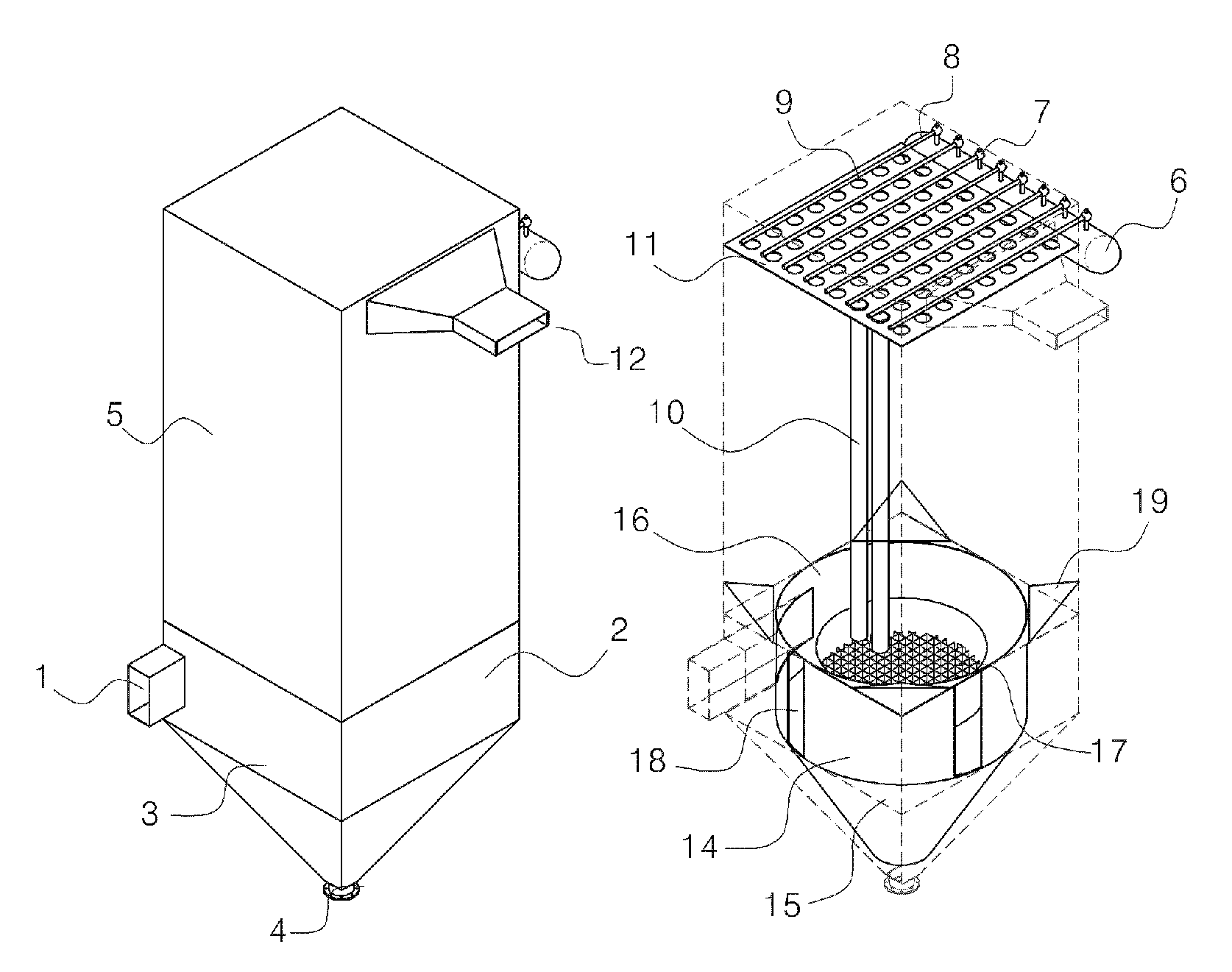 Modularized Hybrid Dust Collector