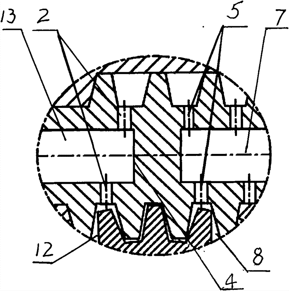 Worm gear pump with worm wheel gear cavity as working space