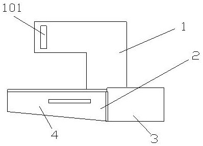 Novel cloth hemming device and cloth hemming treatment method