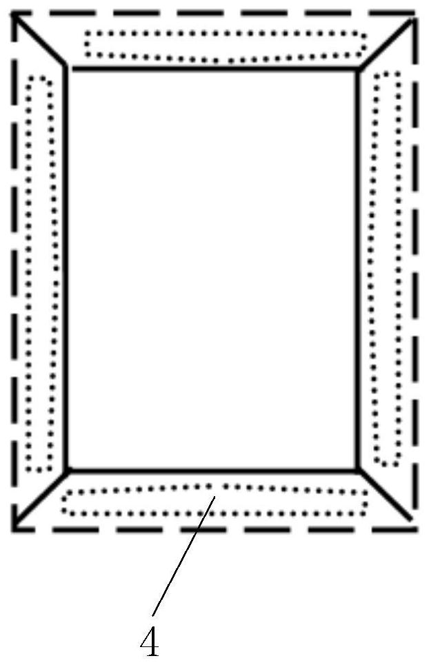 Waterproof and shock-absorbing system device and installation method of prefabricated rectangular comprehensive pipe gallery interface