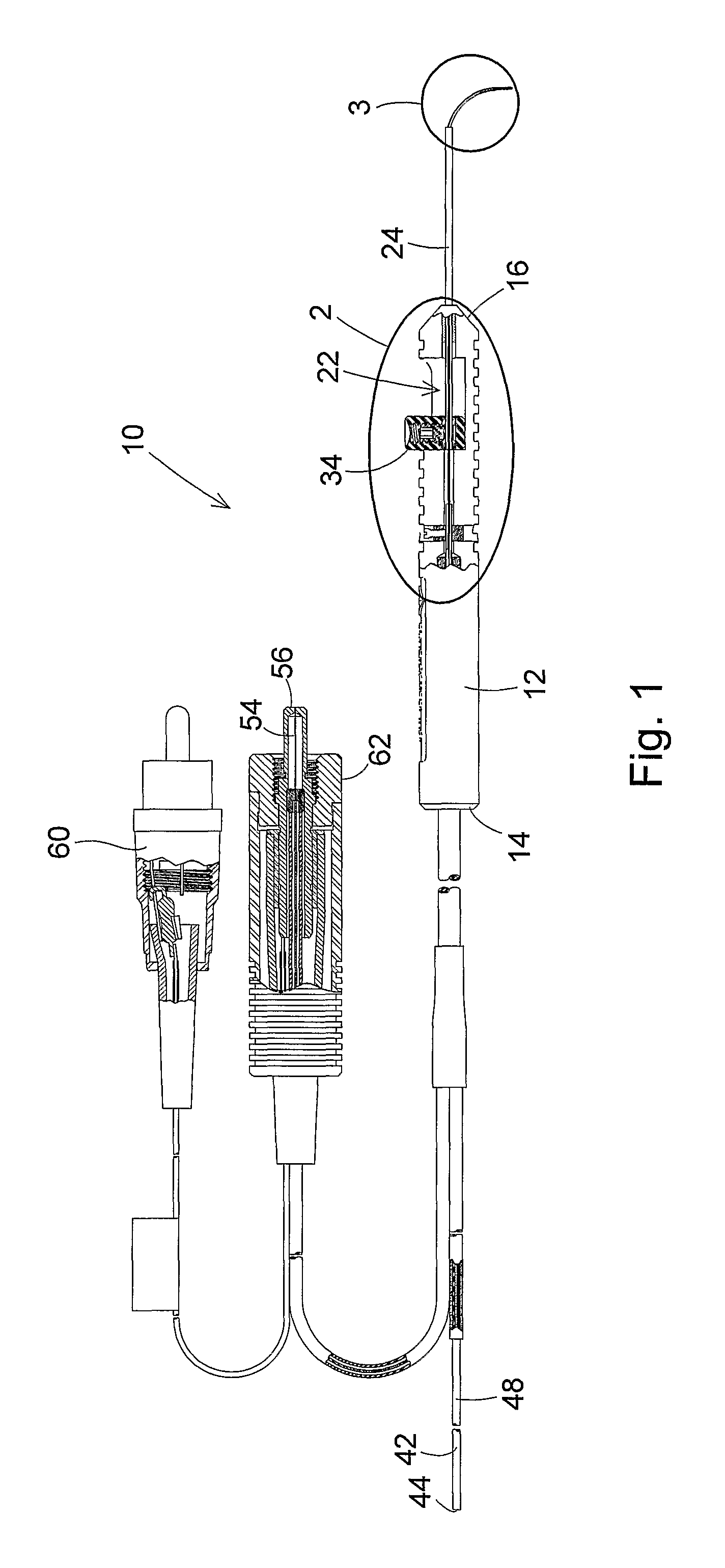 Illuminated directional laser probe