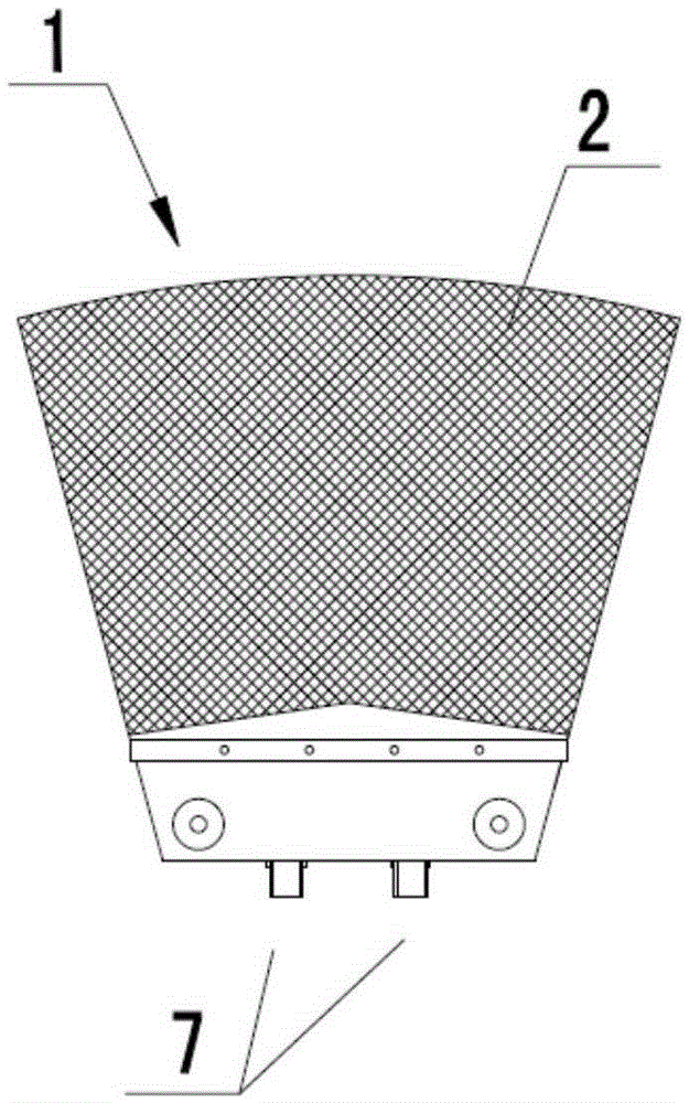 Filtering plate, vertical rotation gypsum dehydrator, working method and gypsum dehydrating system