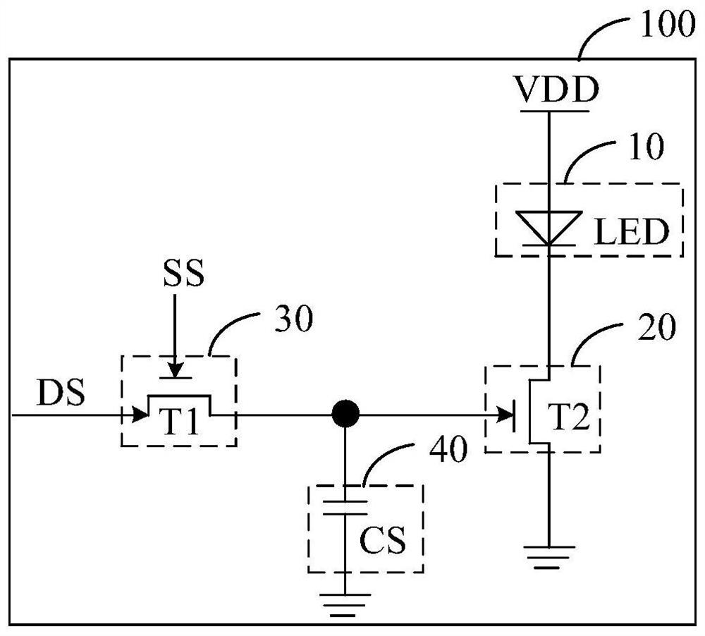 Self-luminous display panel