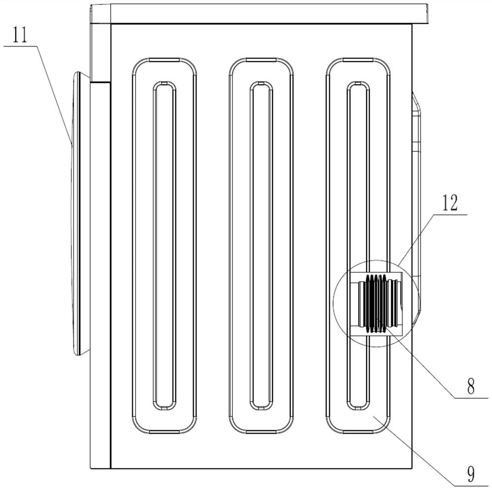 Filtering device, method for judging its clogging degree, cleaning method and washing machine