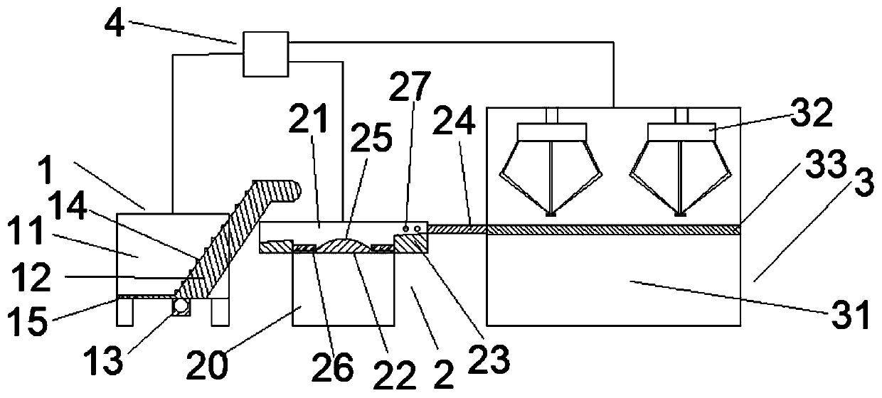 Sponge feeding device with efficient sorting function and working method thereof