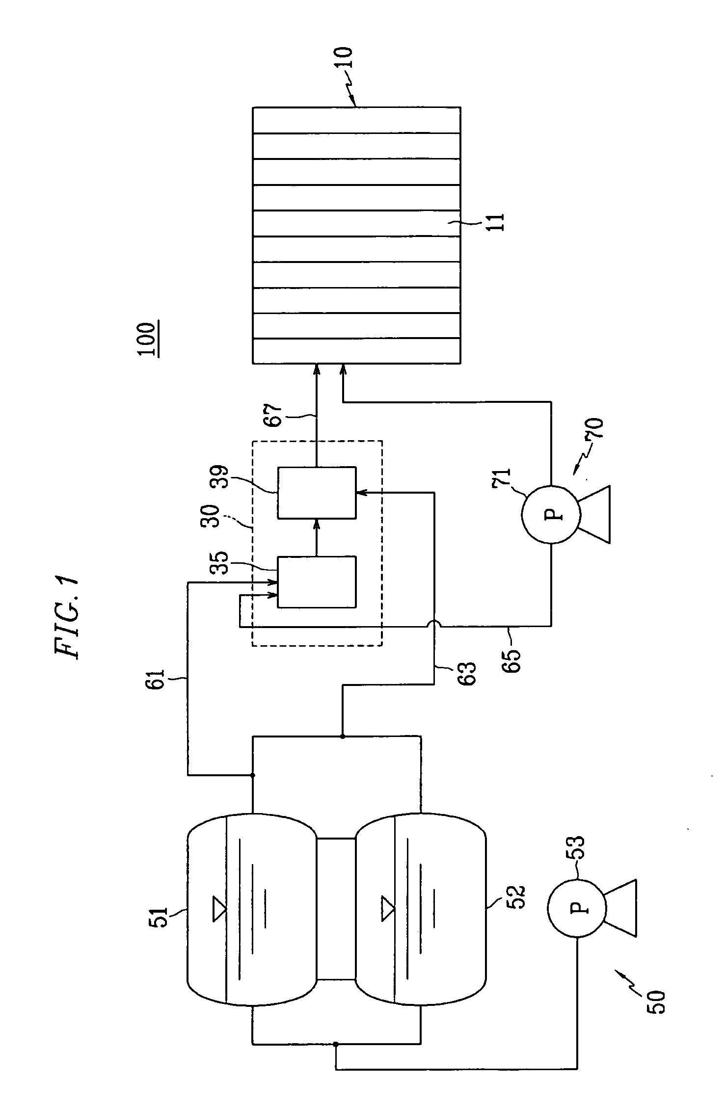 Burner for a reformer of a fuel cell system, and reformer and fuel cell system with the same