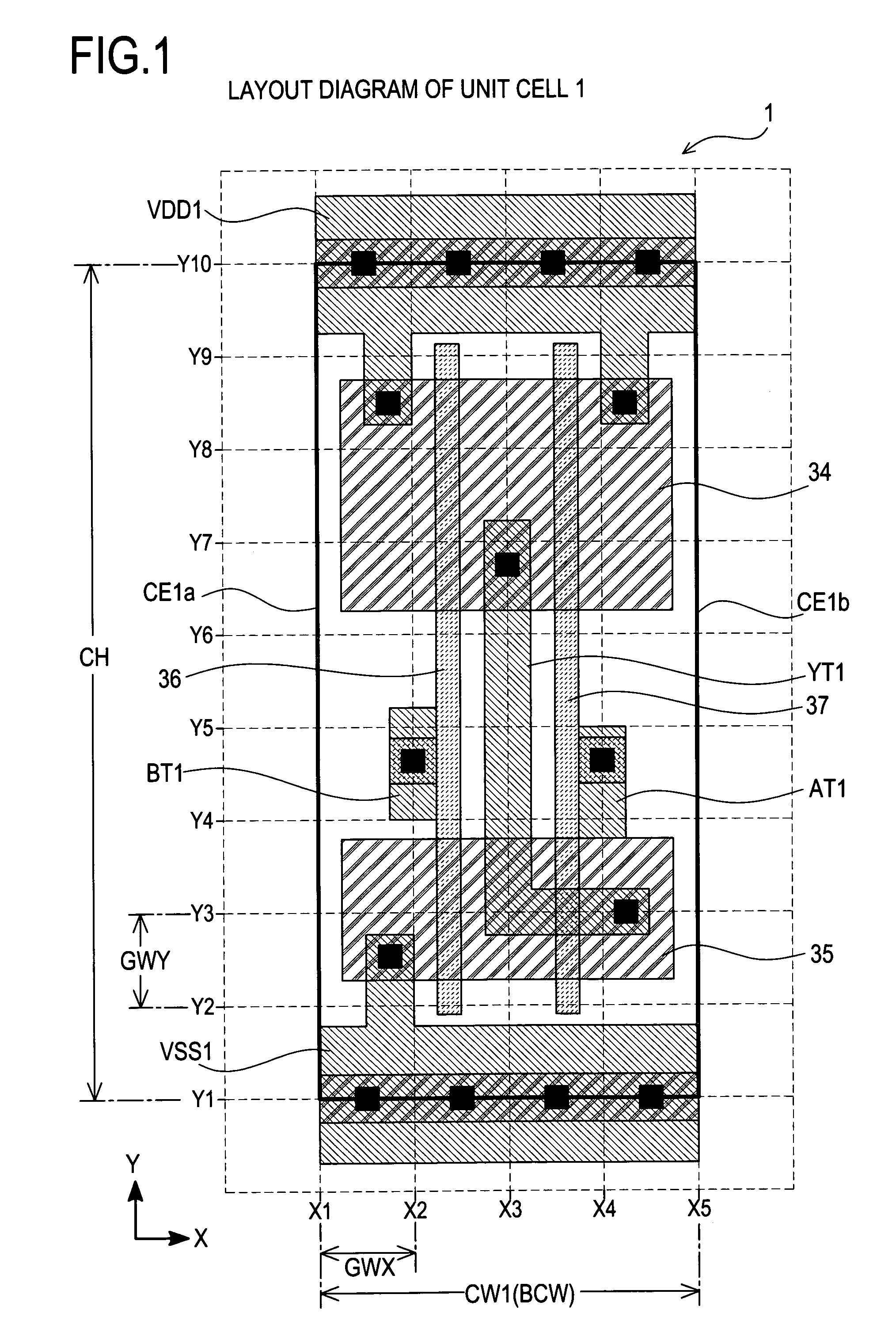 Unit cell of semiconductor integrated circuit and wiring method and wiring program using unit cell