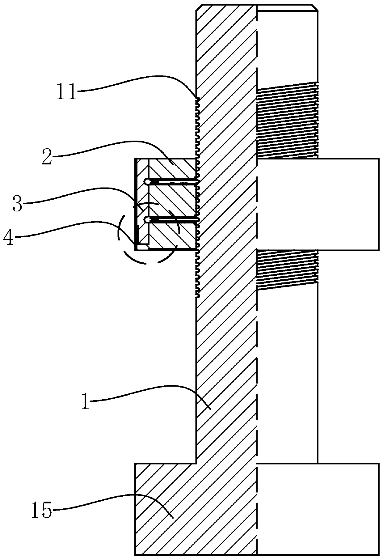 Rapid anti-loosening fastening device and assembling and using method thereof