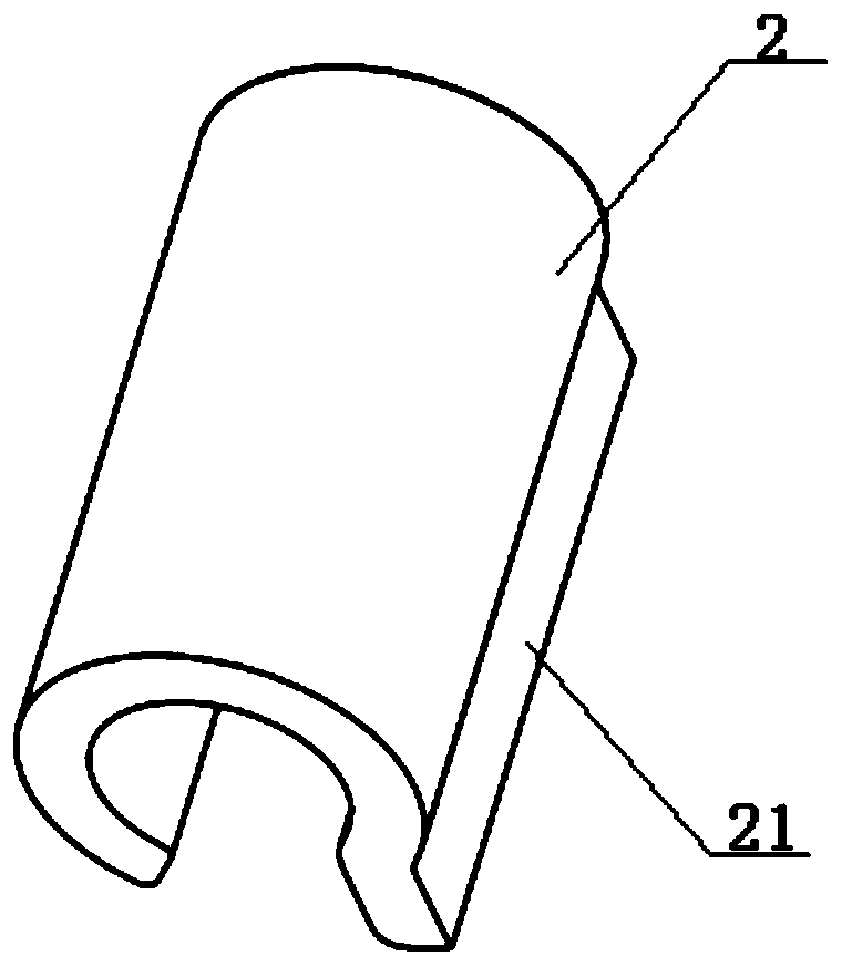 A new single-sided core-wound clamping brush seal structure