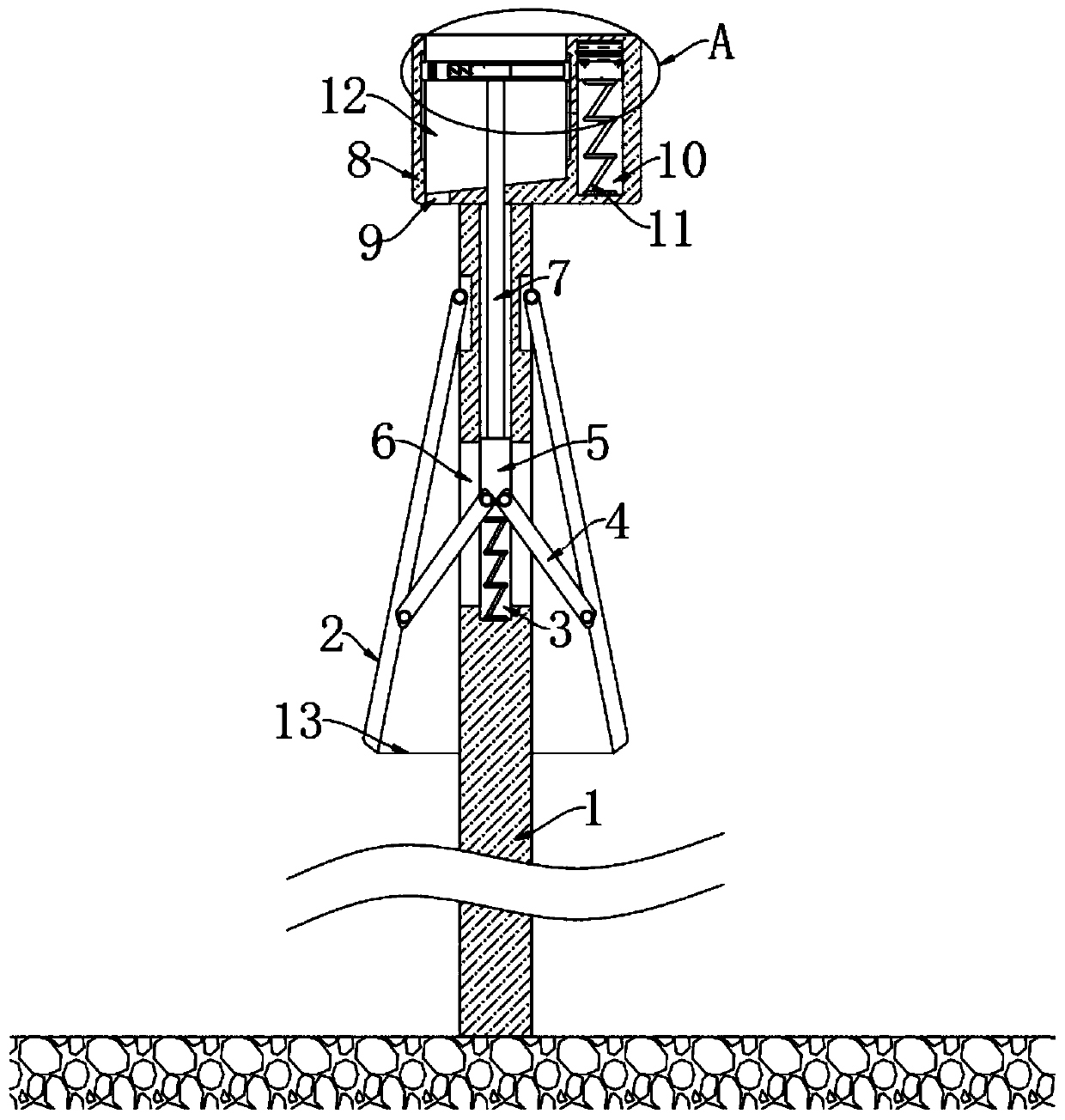 Sun-shading and rain-shielding self-opening equipment