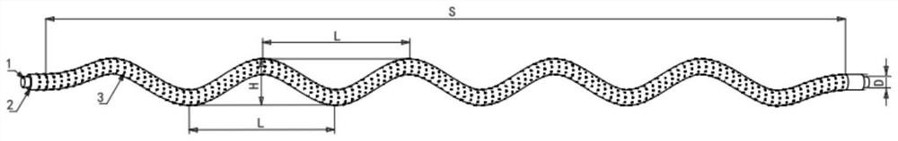 Efficient diamond wire saw for cutting brittle material, and application thereof