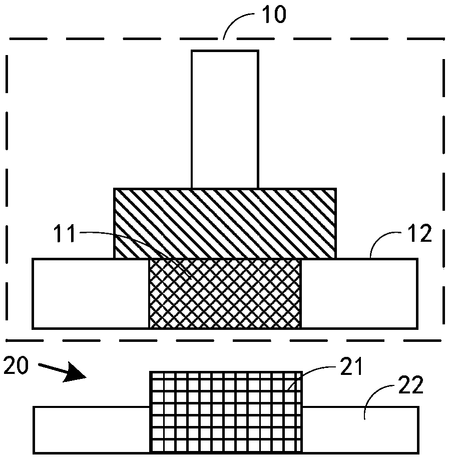 Attaching device, attaching system and attaching method