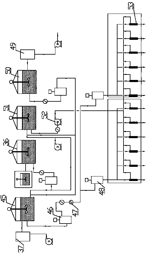 Single-pump, single-well, two-stage concentration adjustment weak base three-way injection device and its application method