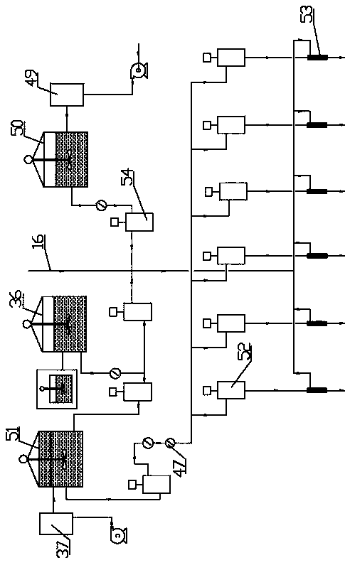 Single-pump, single-well, two-stage concentration adjustment weak base three-way injection device and its application method