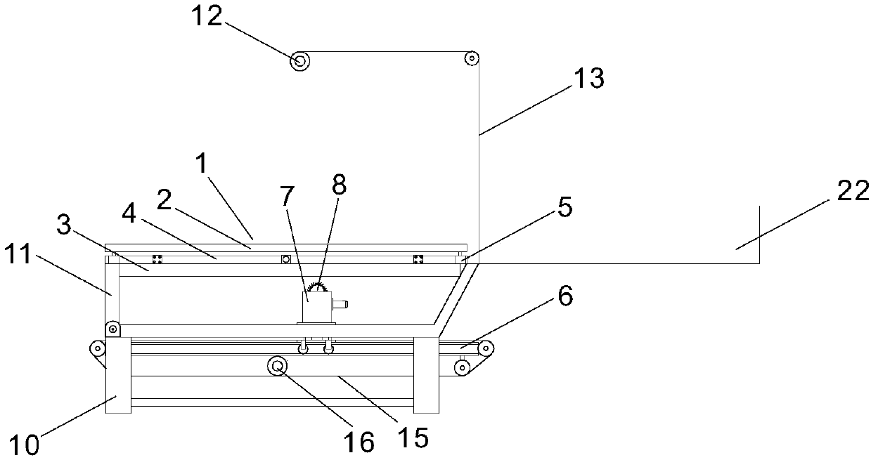 A rapid dissection device for soft-shelled turtles and a method for dissecting soft-shelled turtles using the device