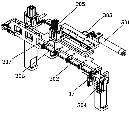 Assembling machine for components of vehicle mounted antenna