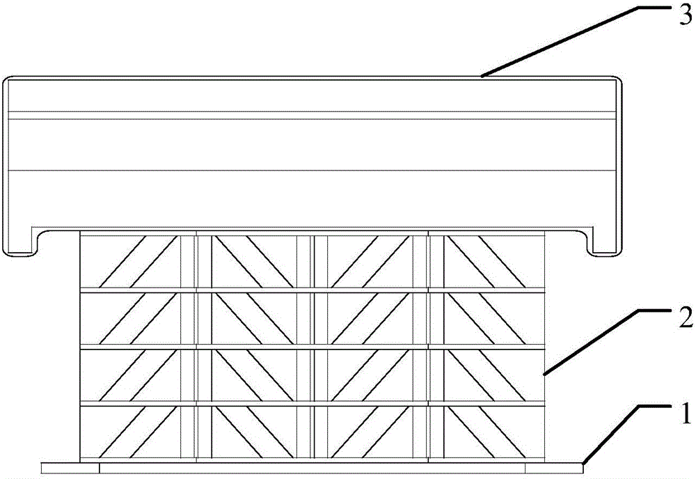 Bumper based on lattice unit cell honeycomb structure and automobile