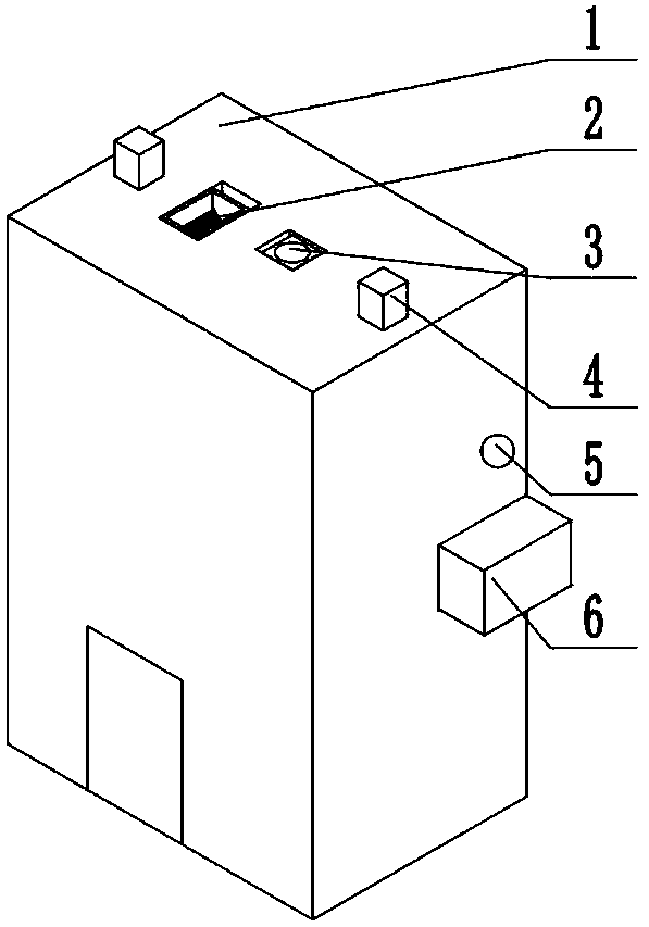 Device for automatically distributing whole set of tableware