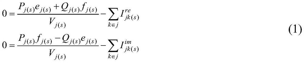 Relative distance measurement-based power distribution network interval load flow calculation method