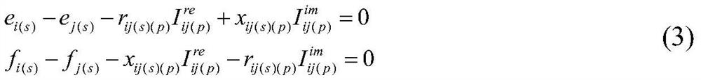 Relative distance measurement-based power distribution network interval load flow calculation method