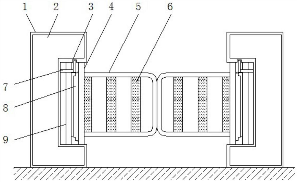 Access control with strong anti-theft and anti-collision capabilities for construction site