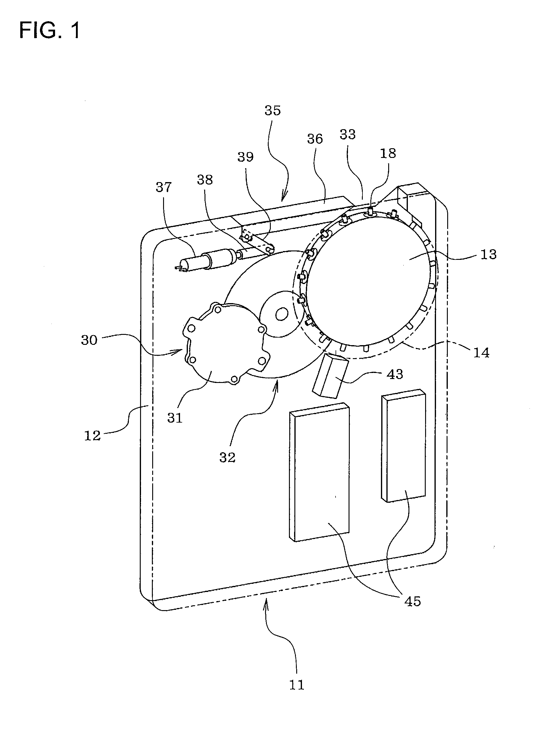 Cassette-type nozzle exchanging unit and replacement system thereof