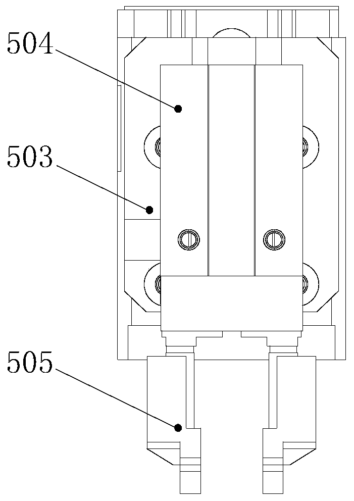 A mobile phone camera module automatic loading and unloading equipment