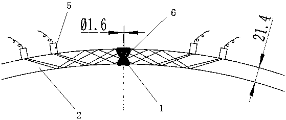 Ultrasonic testing method for middle defects of weld seam of super large wall thickness sawh steel pipe